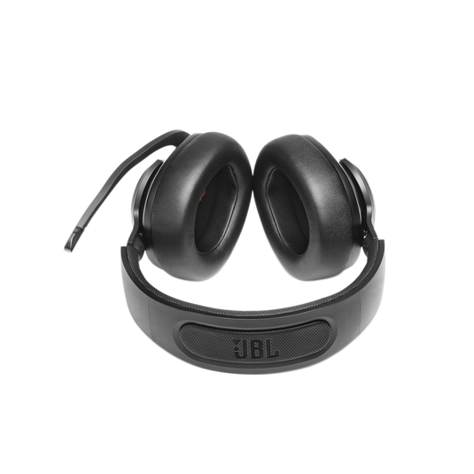 JBL Quantum 400 - Black - USB over-ear PC gaming headset with game-chat dial - Detailshot 7 image number null